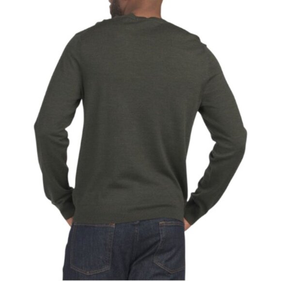 VINCE Moss Merino Wool Crew Neck Sweater - Picture 2 of 3